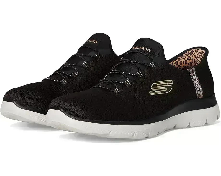 Women's SKECHERS Summits Leopard Chic Hands Free Slip-INS