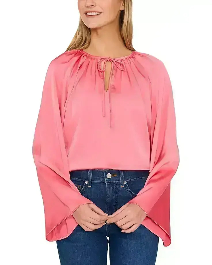 Women's CeCe Long Sleeves Raglan V-Neck Top