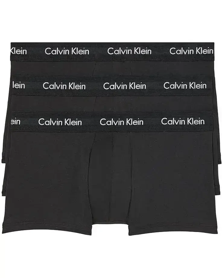 Cotton Stretch Low Rise Trunks 3-Pack