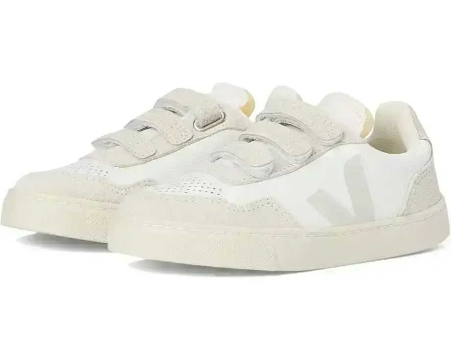 VEJA Kids Small V-90 Origanically Traced Leather (Toddler)