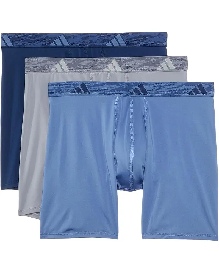 Athletic Fit Microfiber Boxer Brief Underwear 3-Pack