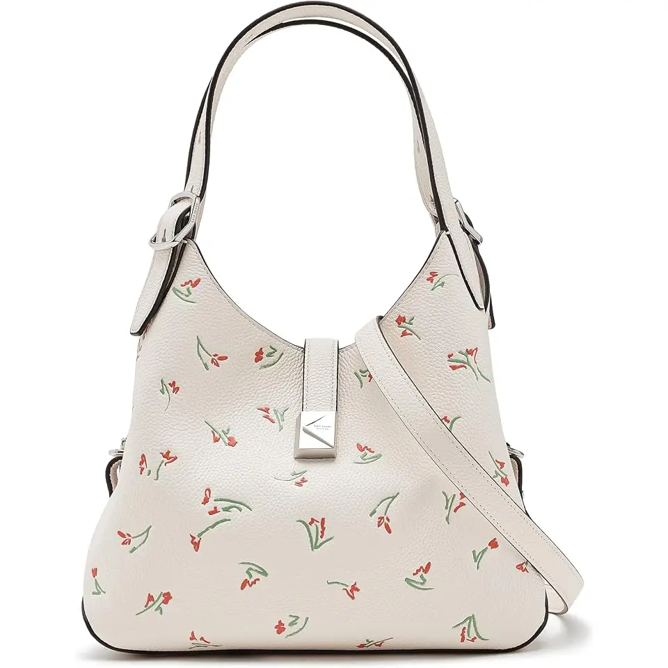 Deco Vibrant Buds Crossbody Tote Bag