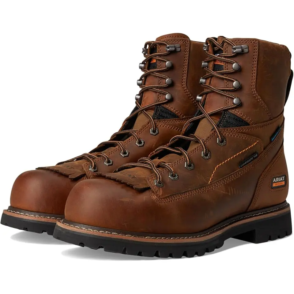 Longview Shock Shield 8" Waterproof Composite Toe Work Boots