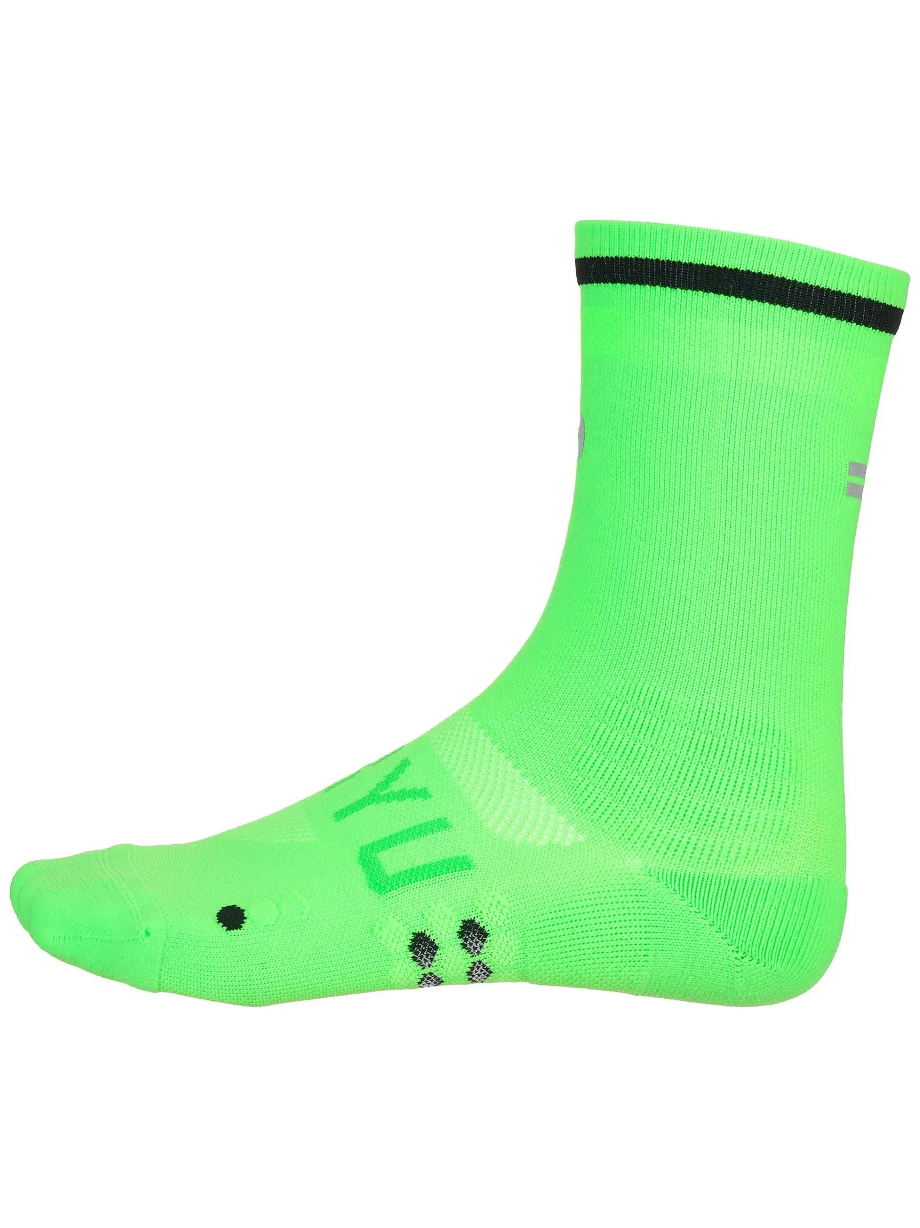 SHYU Racing Crew Socks Acid/Green/Black