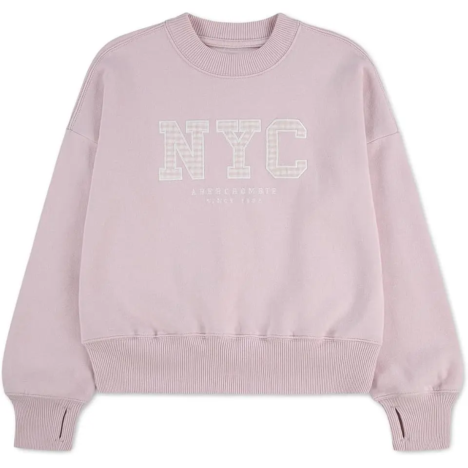 Gingham Nyc Sweatshirt (Big Kids)