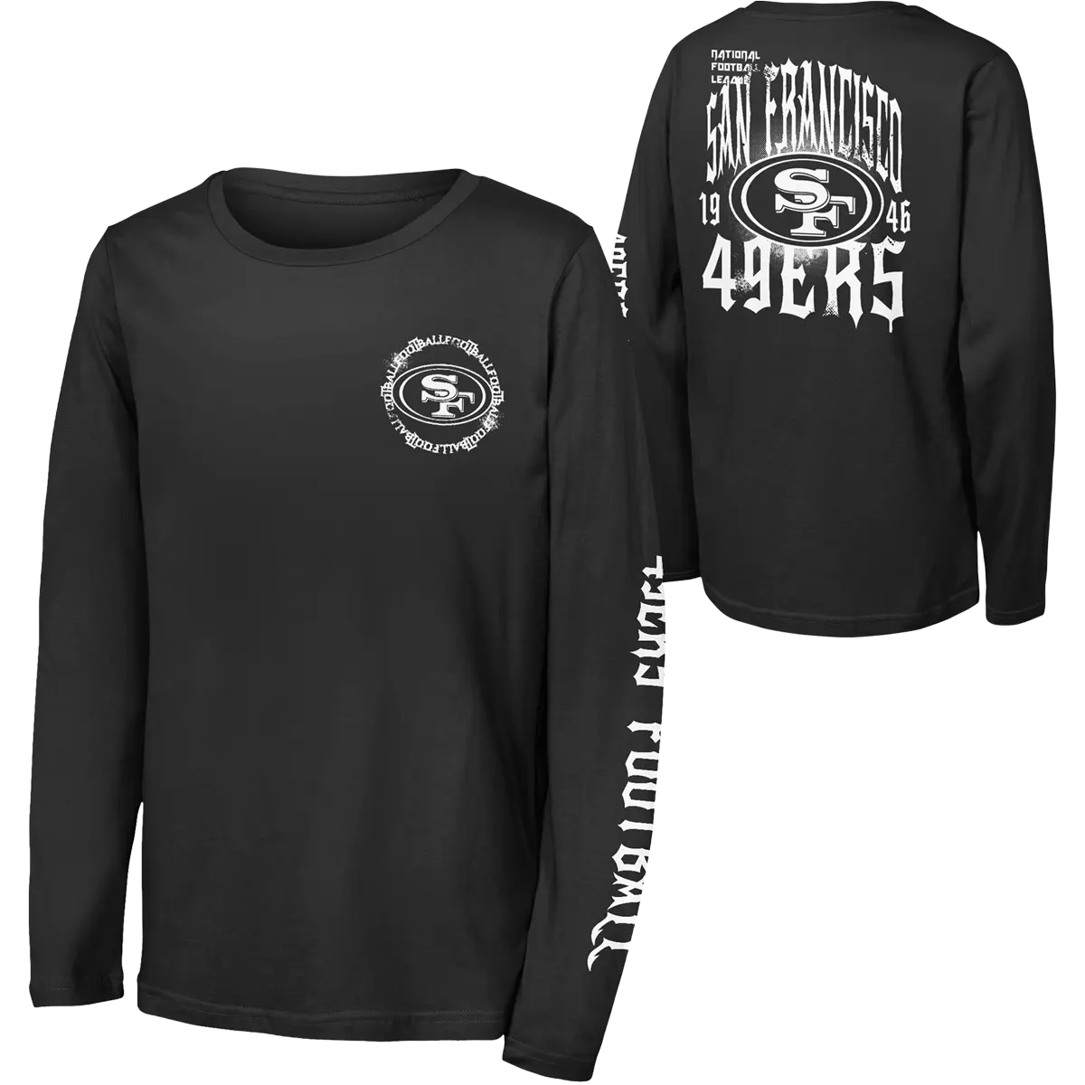 Youth 49ers Rumble Sleeve Long Sleeve