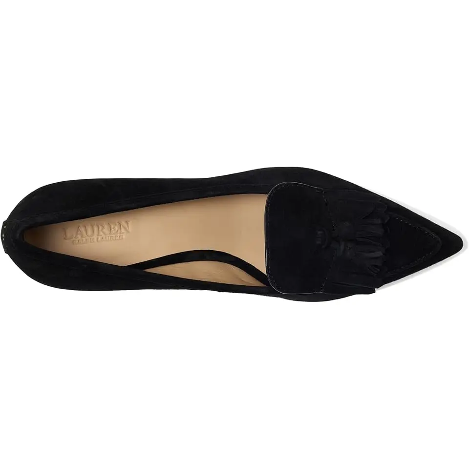 Adrienne Suede Kiltie Pumps