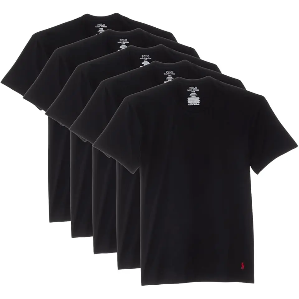 5 Pack Cotton Classic Crews