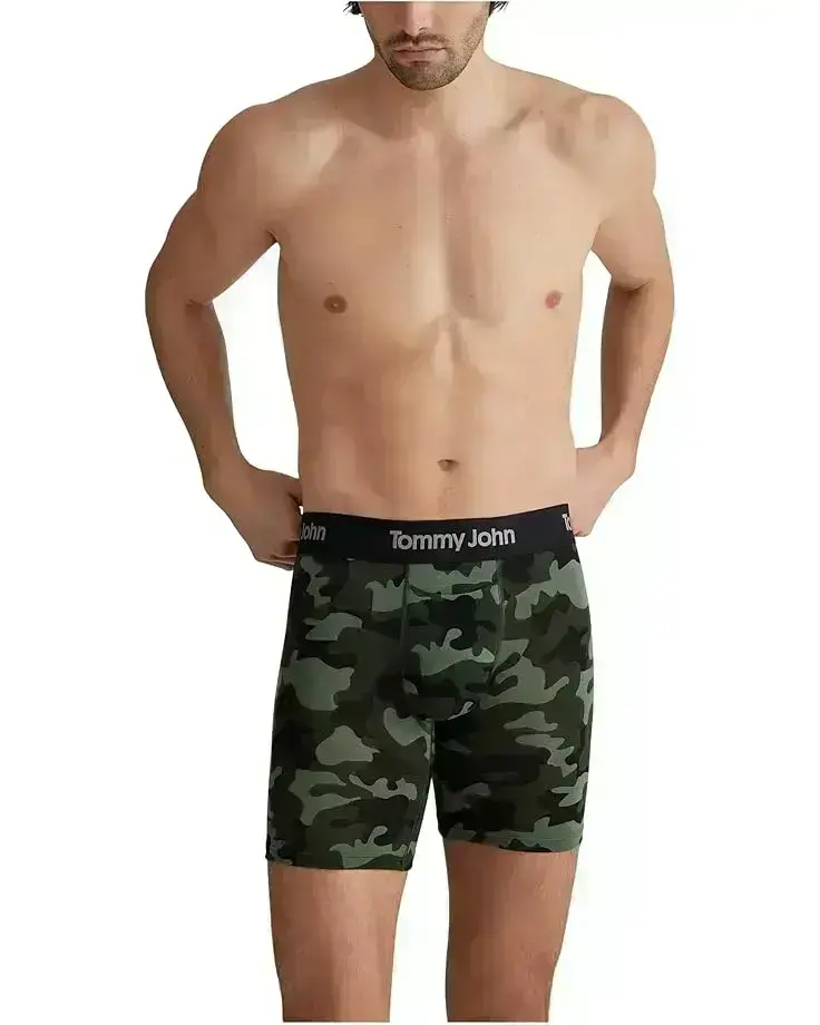 Men's Tommy John Second Skin Mid-Length Boxer Brief 6"