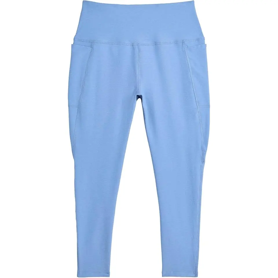 Plus Size Out Of Pocket High Waisted Spacedye Midi Leggings