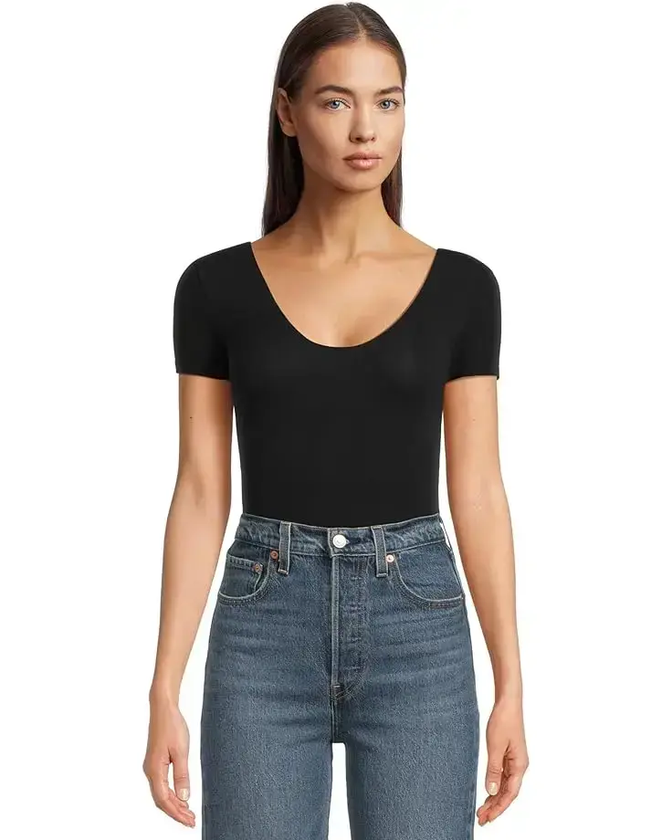 Women's Commando Ballet Cap Sleeve Bodysuit