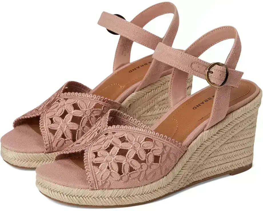 Women's Lucky Brand Coyna Floral Espadrille Wedge Sandals
