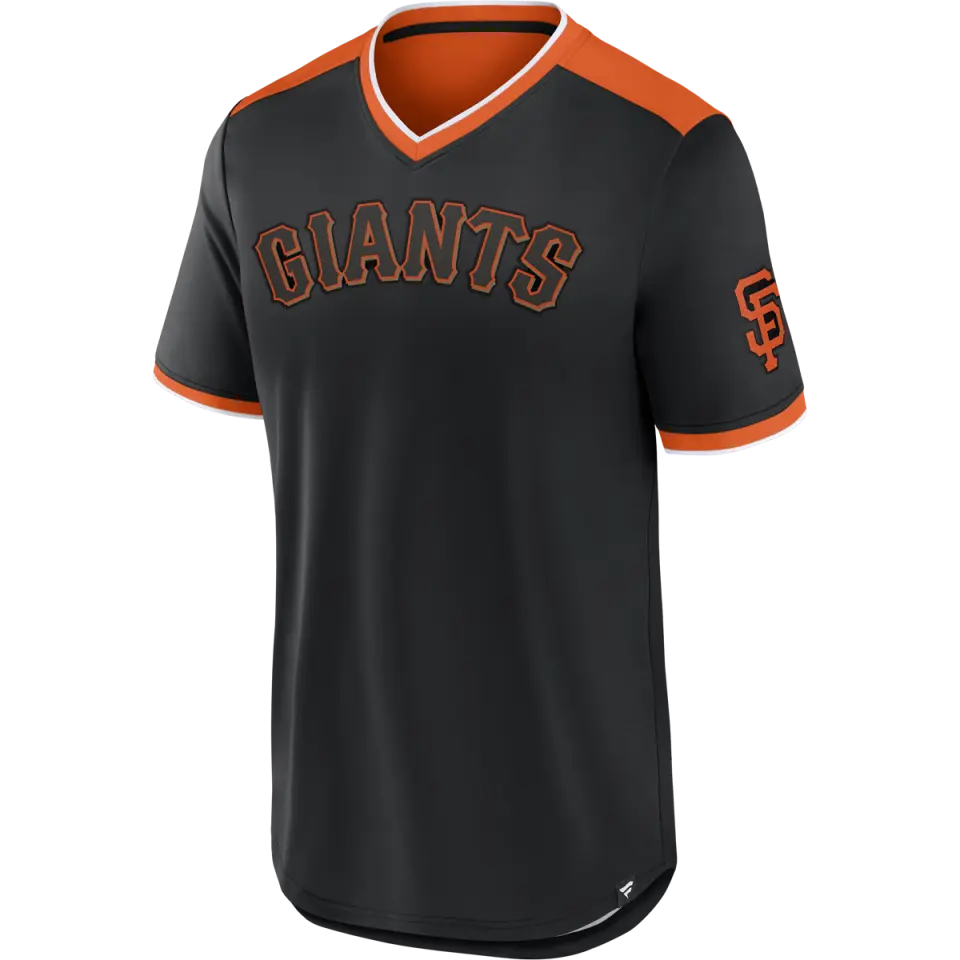 Men's Giants Fundamentals Poly Walk Off Short Sleeve