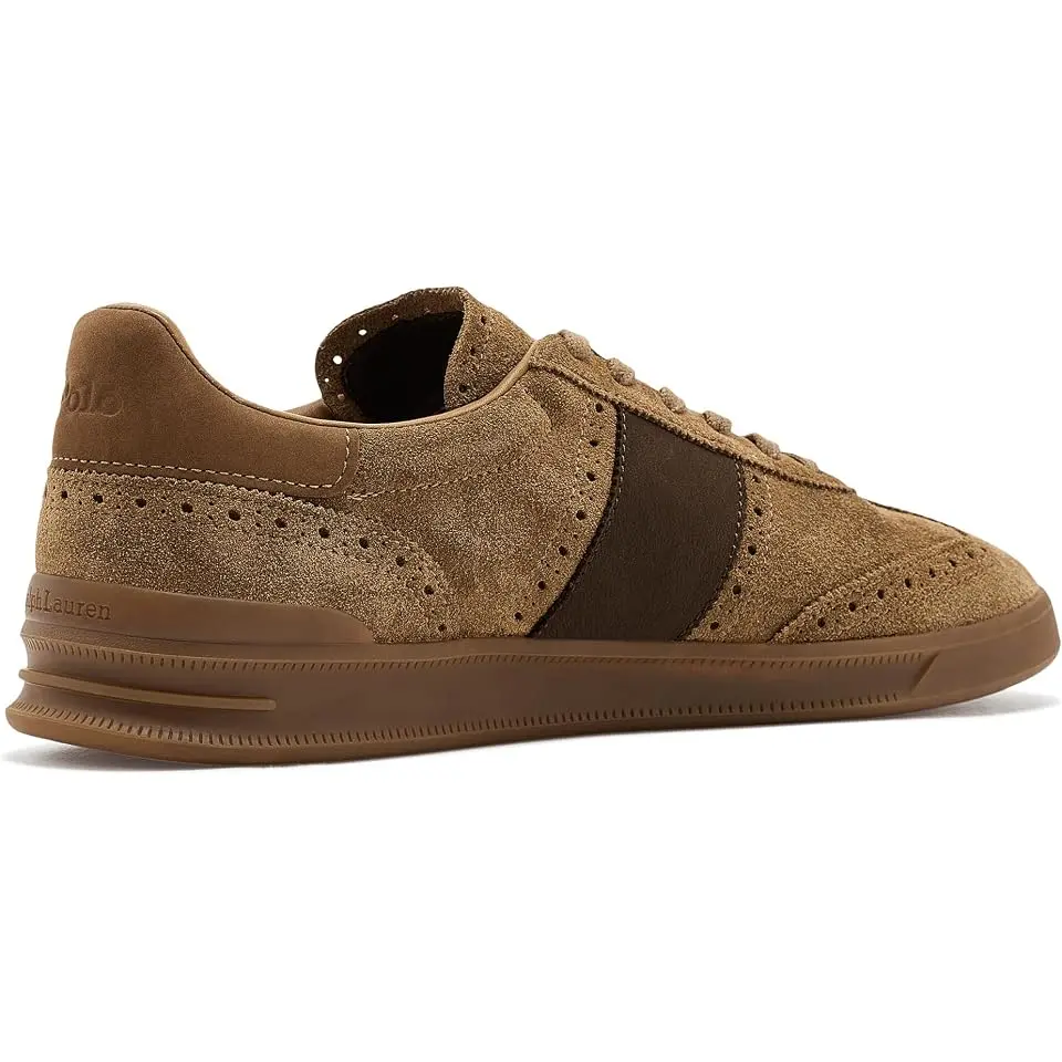 Heritage Aera Suede Brogue Sneakers
