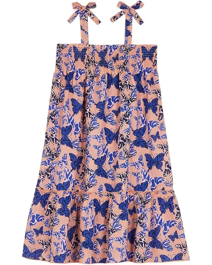 Organic Cotton Voile Dress Disco Butterfly (Toddler/Little Kid/Big Kid)