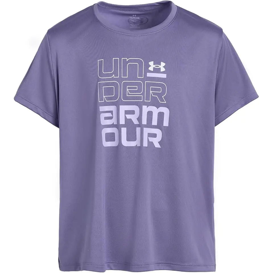 Tech Split Wordmark Short Sleeve T-Shirt (Big Kid)