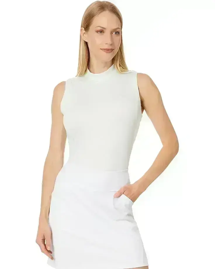 Women's adidas Golf Ultimate365 Mock Sleeveless Polo