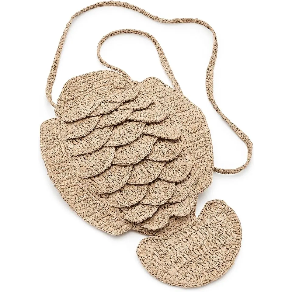 Handwoven Fish Crossbody Bag