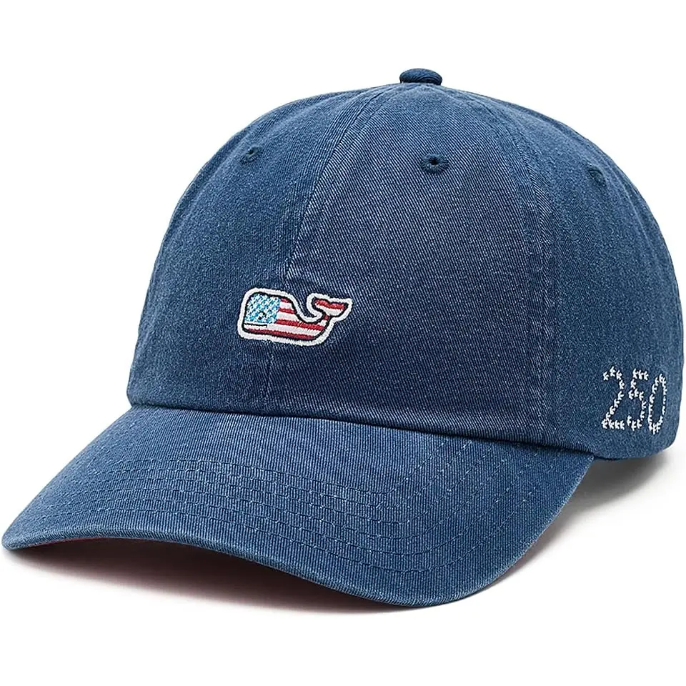 Americana Whale Baseball Hat