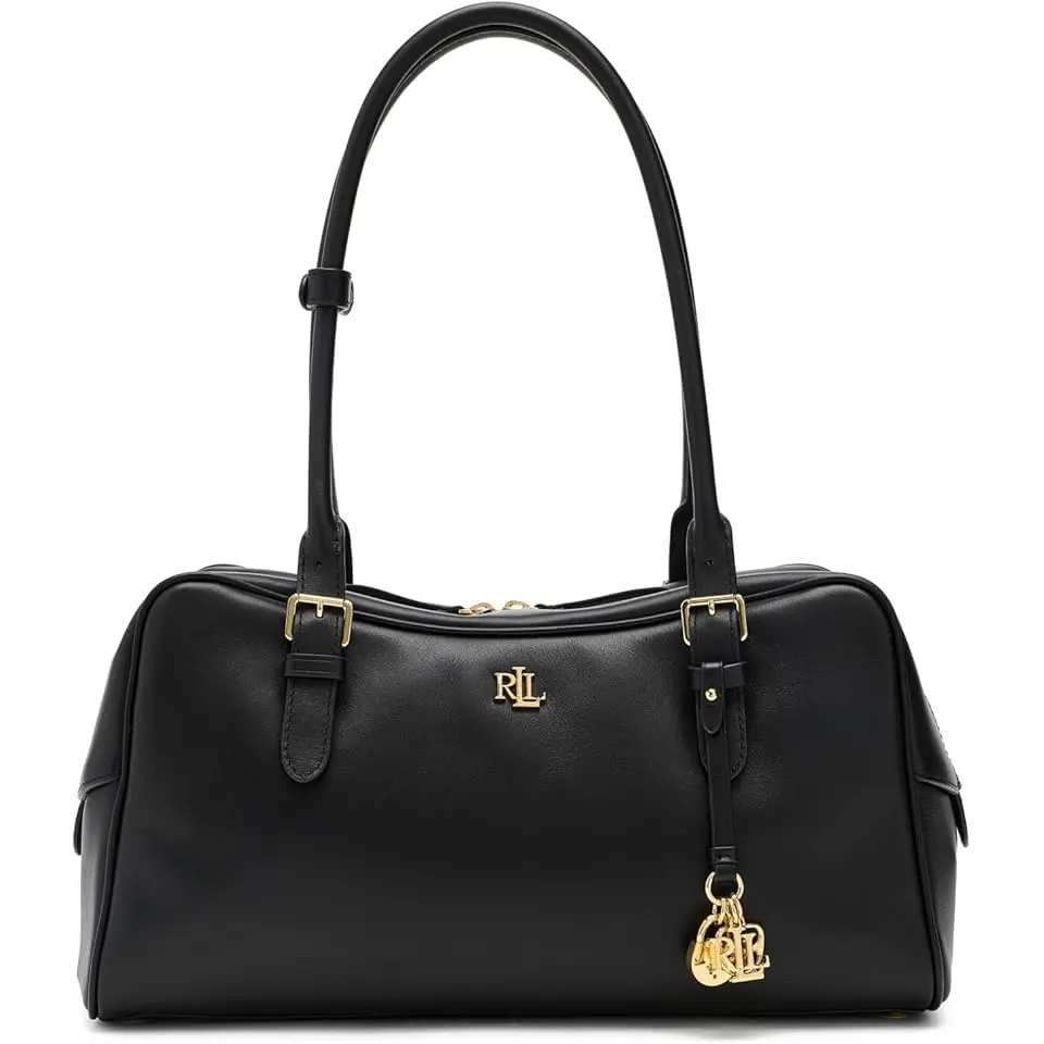 Leather Large Marcy Zip Satchel