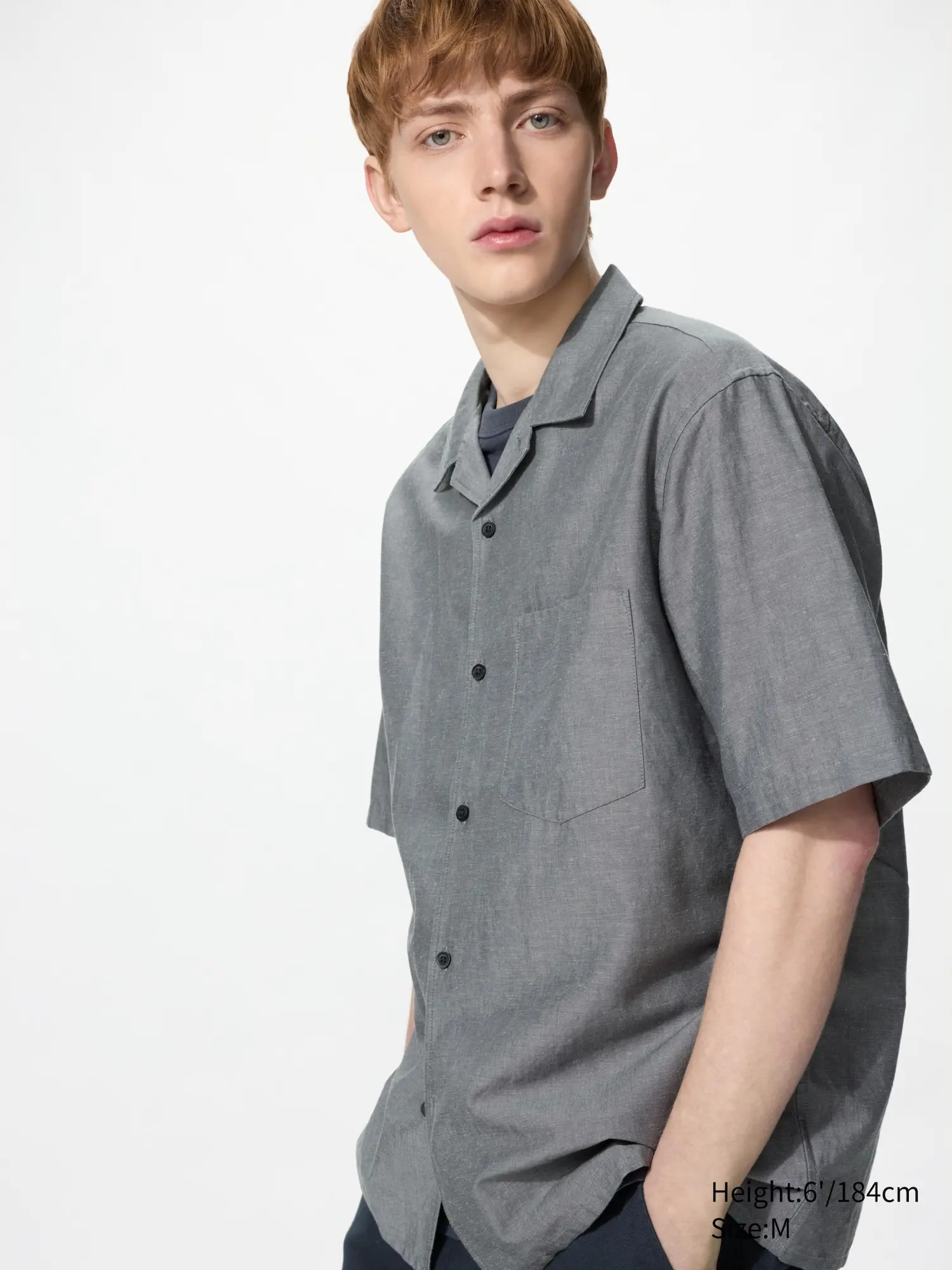Cotton Linen Shirt | Short Sleeve