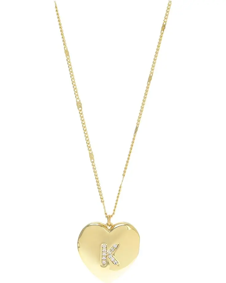 K Heart Locket