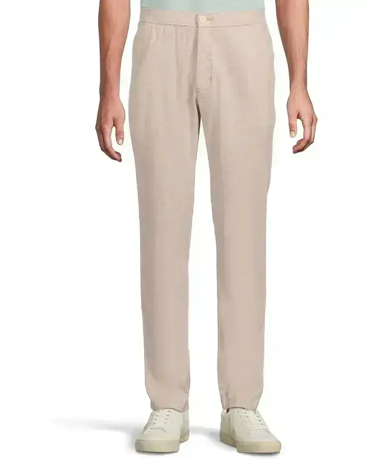 Beach Coast Linen Pull-On Pants