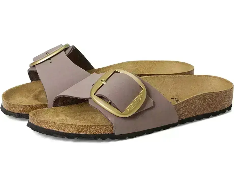 Women's Birkenstock Madrid Big Buckle - Nubuck Leather
