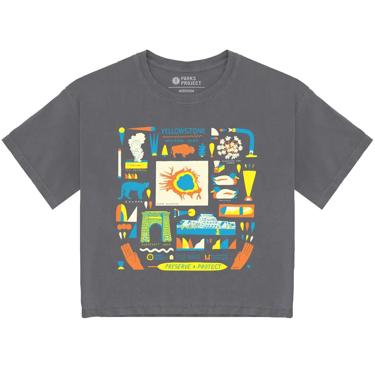 Women's Yellowstone NP 150th Anniversary Boxy Tee