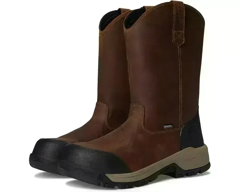 Men's KEEN Utility Evanston Pull-On Waterproof Boot (Carbon-Fiber Toe)