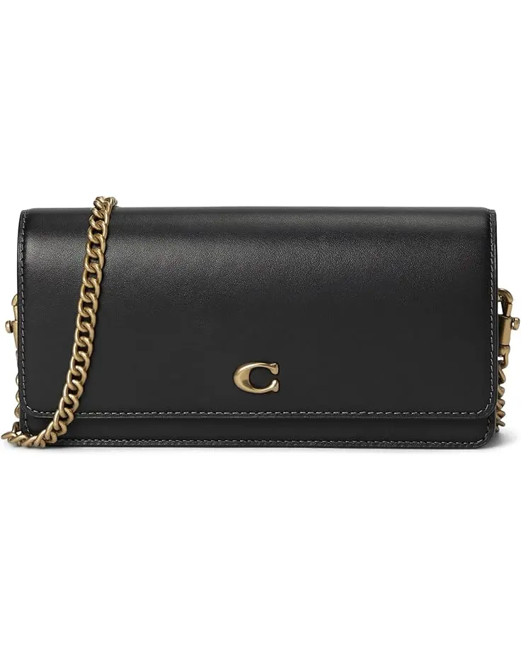 Women's COACH Evie Long Wallet with Chain