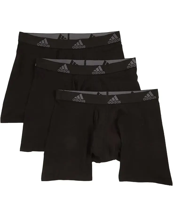 Men's adidas Stretch Cotton Boxer Brief 3-Pack