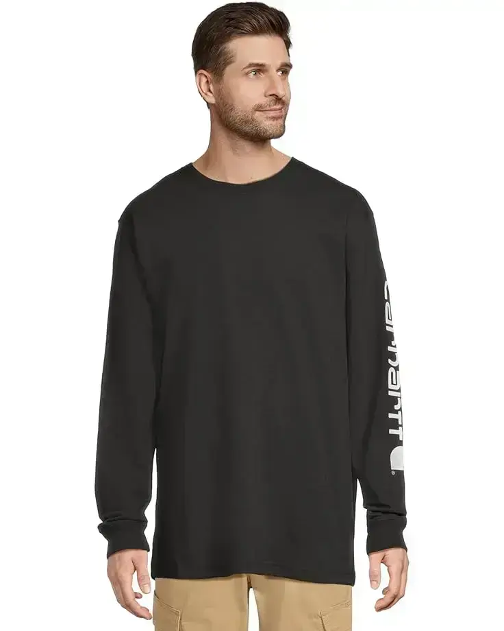Men's Carhartt Signature Sleeve Logo L/S Tee