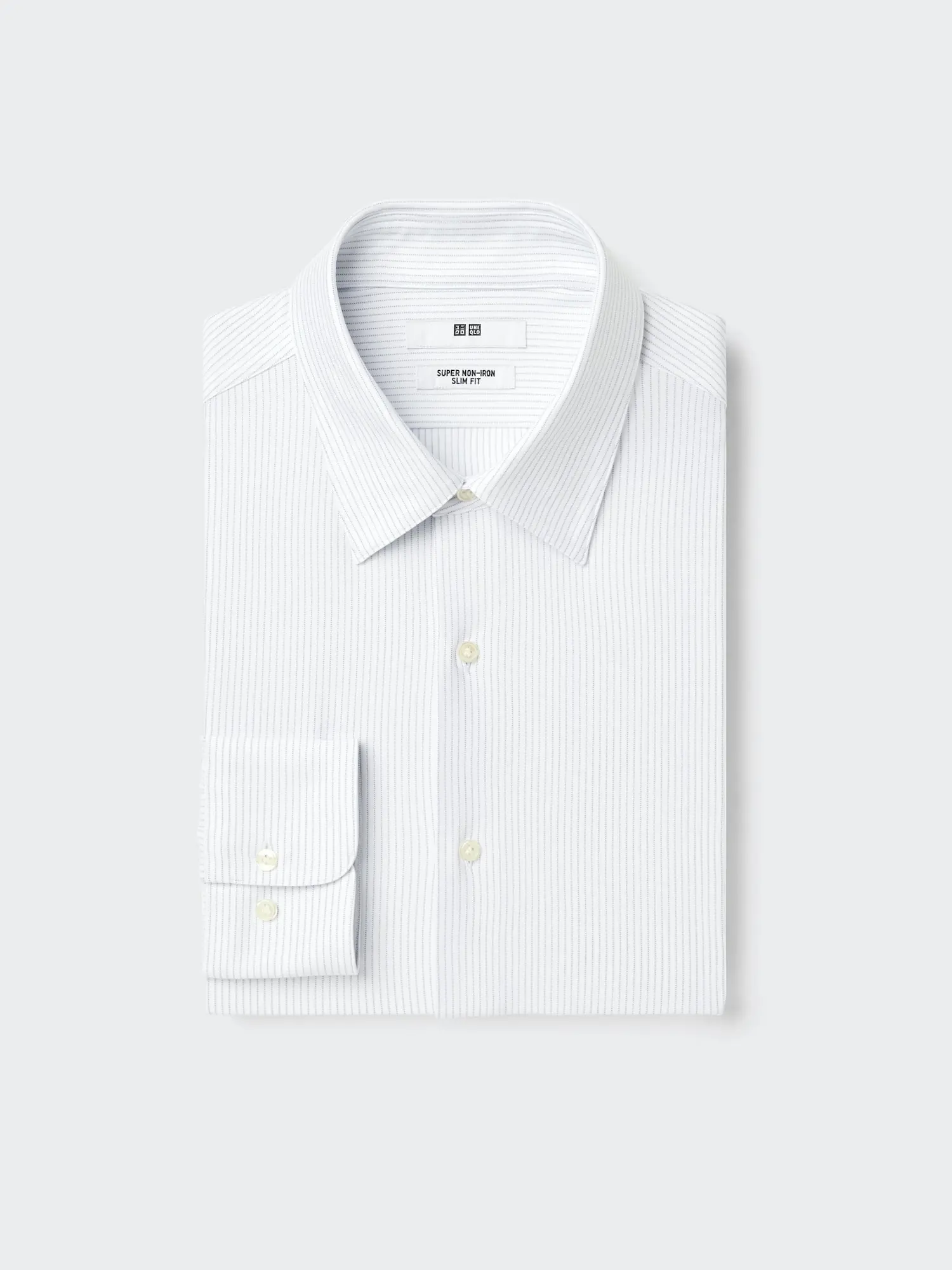 Super Non-Iron Stretch Slim Shirt | Striped