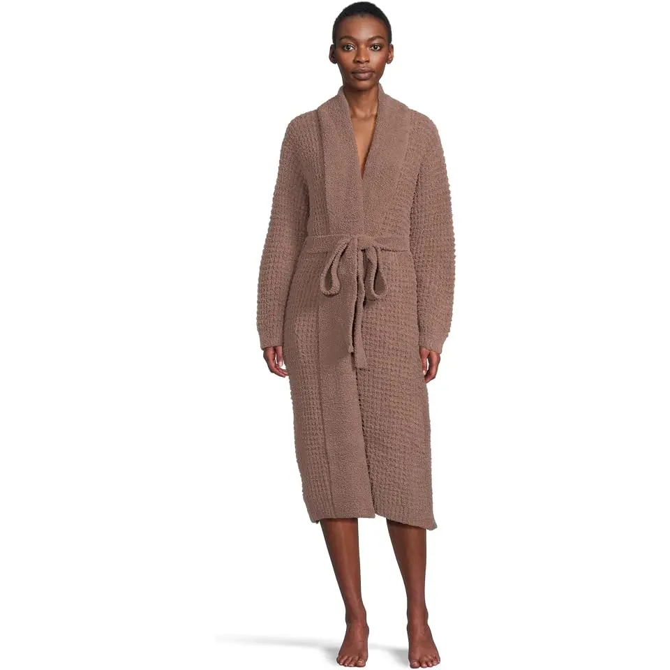 Recycled Boucle Waffle Robe