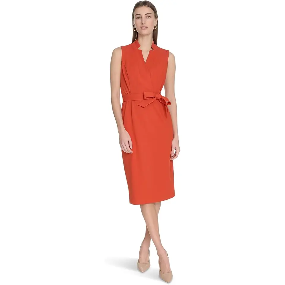 Scuba Crepe Collar Self Tie