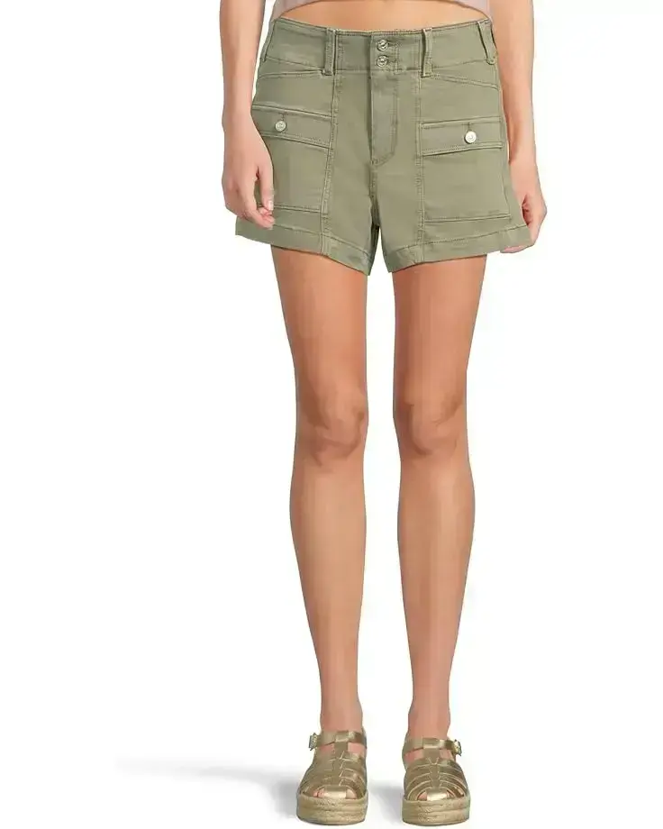Women's Paige Olivia Cargo Shorts in Vintage Sweet Succulent