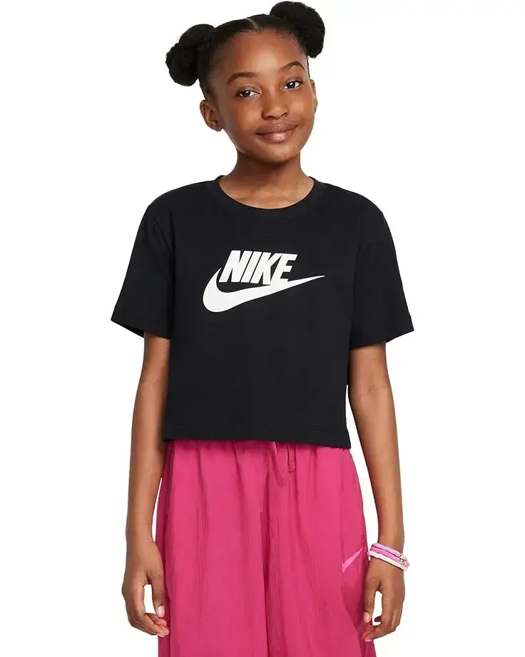 Nike Kids Cropped Futura T-Shirt (Little Kid/Big Kid)