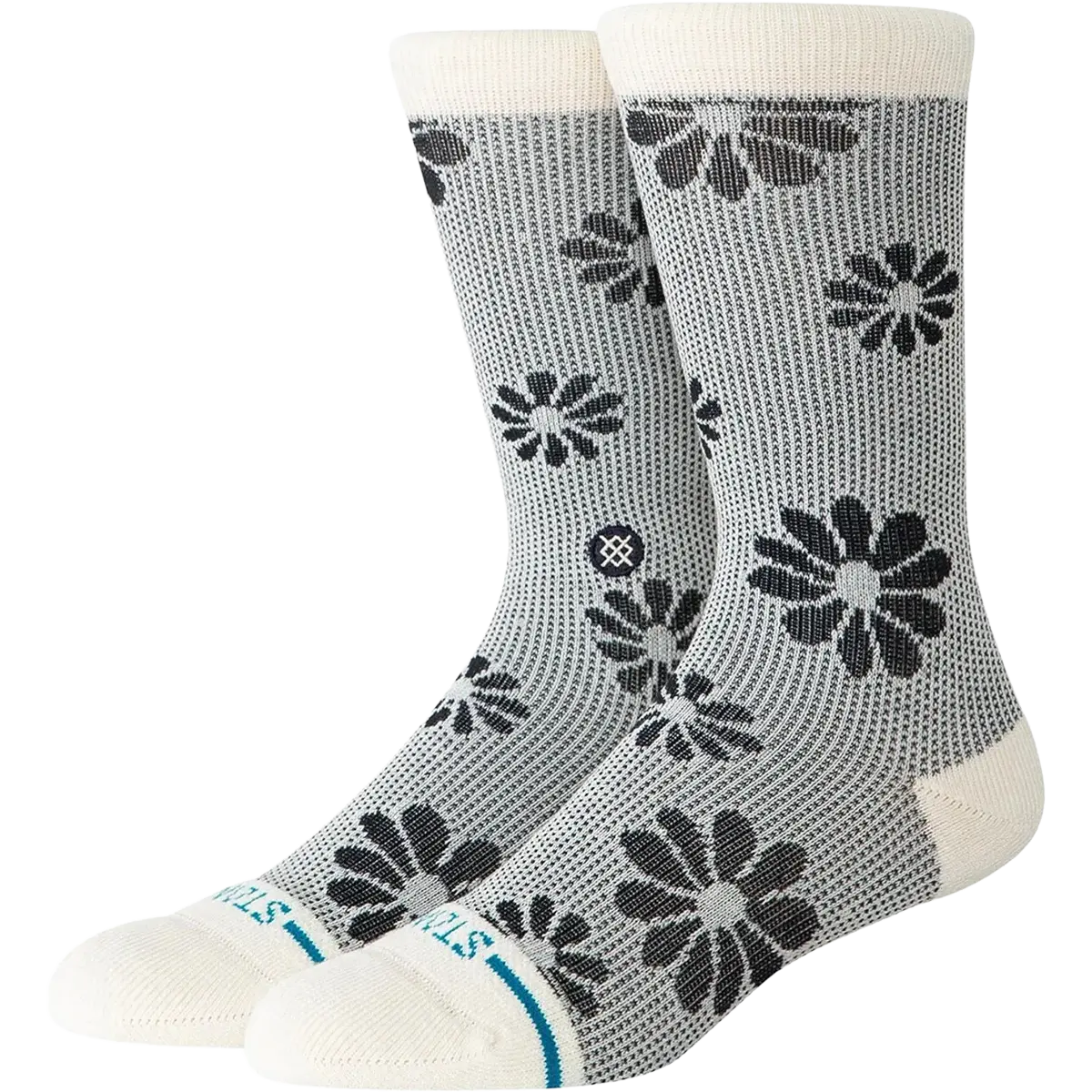 Women's Floral Stitch Crew