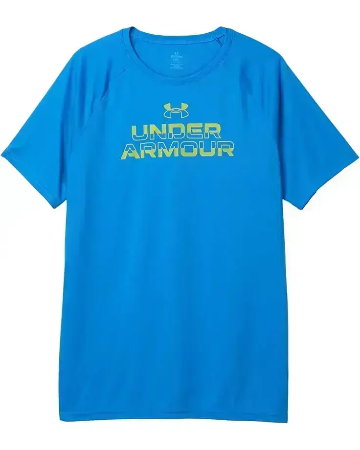 Under Armour Kids Tech Split Wordmark Short Sleeve T-Shirt (Big Kids)
