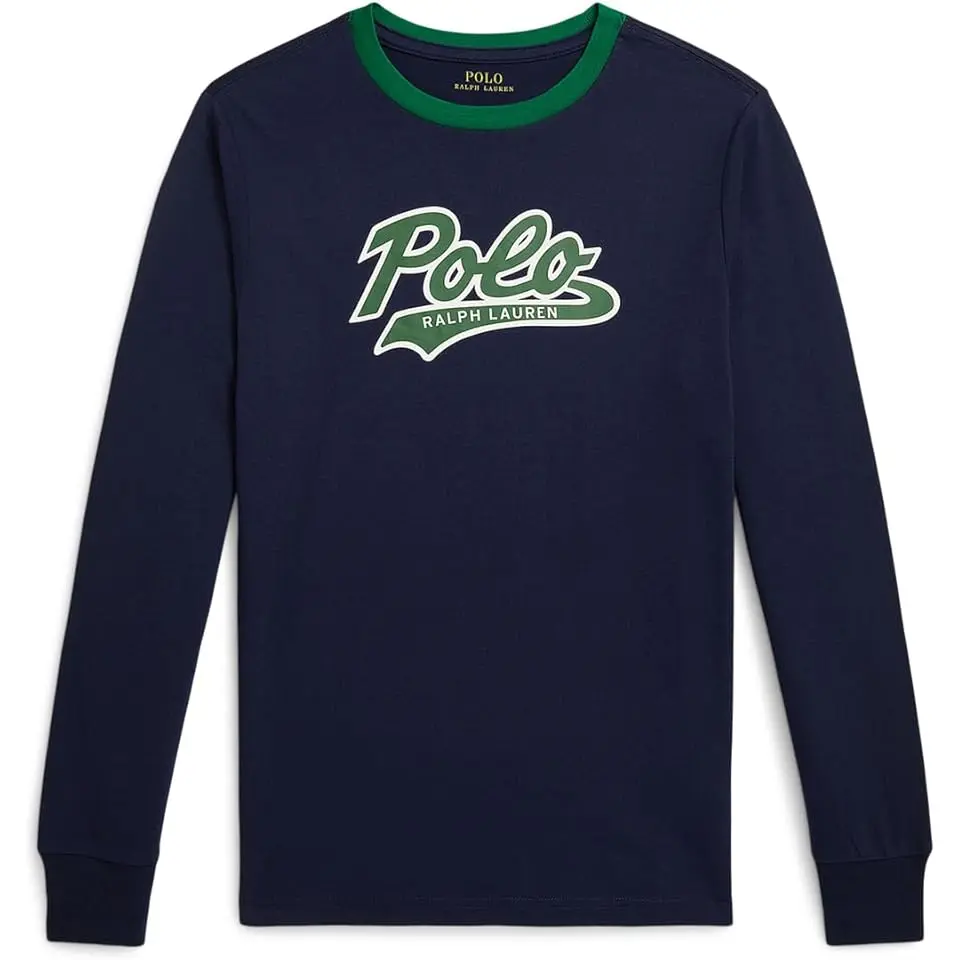 Logo Cotton Long-Sleeve Tee (Big Kid)
