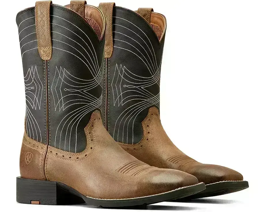 Men's Ariat Sport Wide Square Toe Western Boots