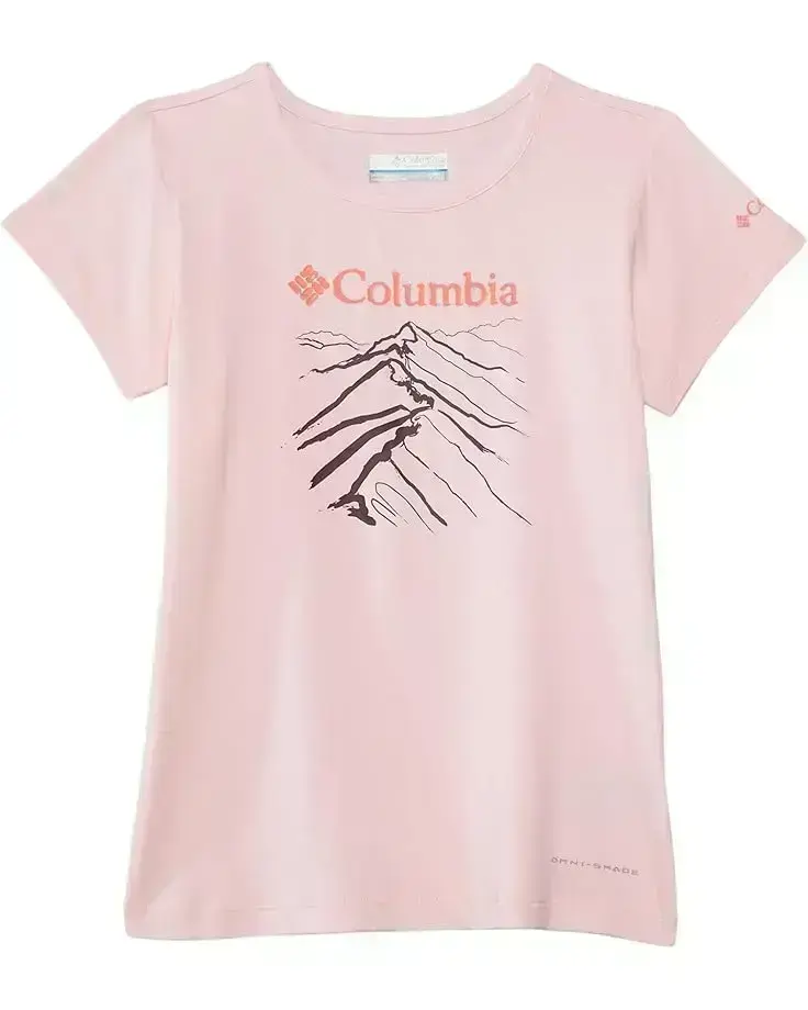 Columbia Kids Tech Trail Short Sleeve Graphic Shirt (Little Kid/Big Kid)