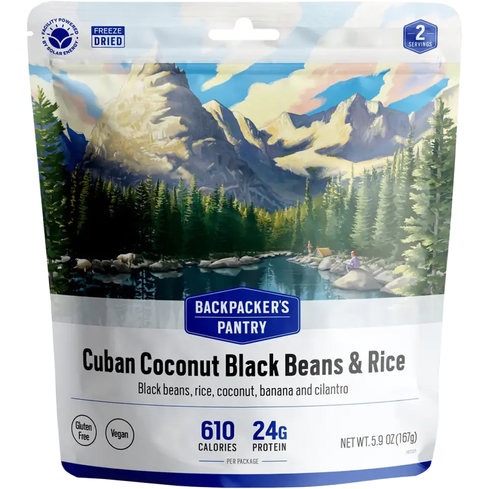 Cuban Coconut Rice & Black Beans (2 Servings)