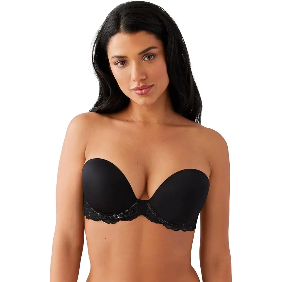 Self-Assured Push-Up Strapless Bra