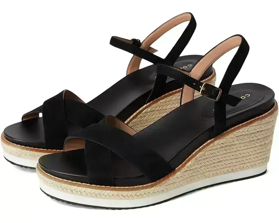 Women's Cole Haan Cloudfeel Silvee Espadrille Wedges 75mm