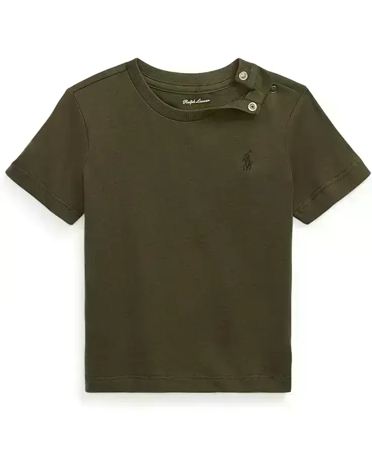 Cotton Jersey Crew Neck Tee (Infant)