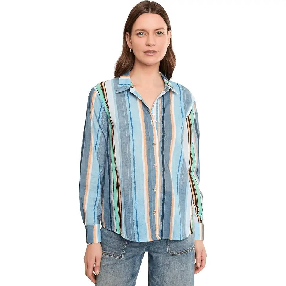 NZ by NIC+ZOE Stripe Core Cotton Shirt