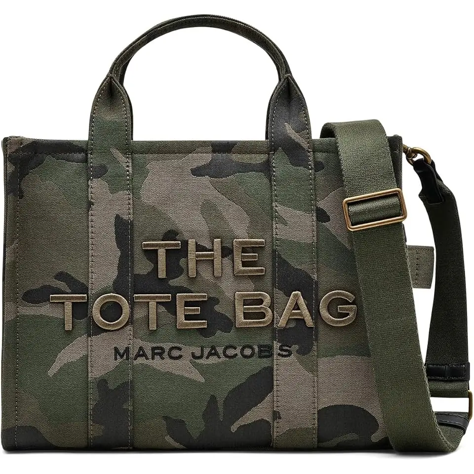 The Camo Jacquard Medium Tote Bag
