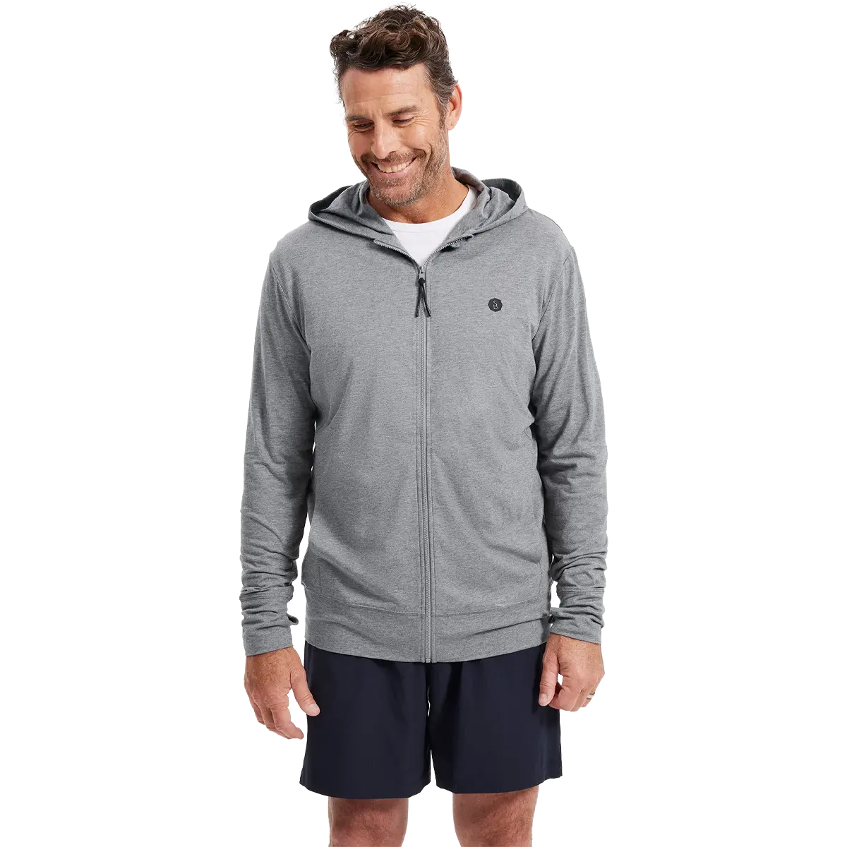 Men's Summer Essential Hooded Zip Top UPF 50+